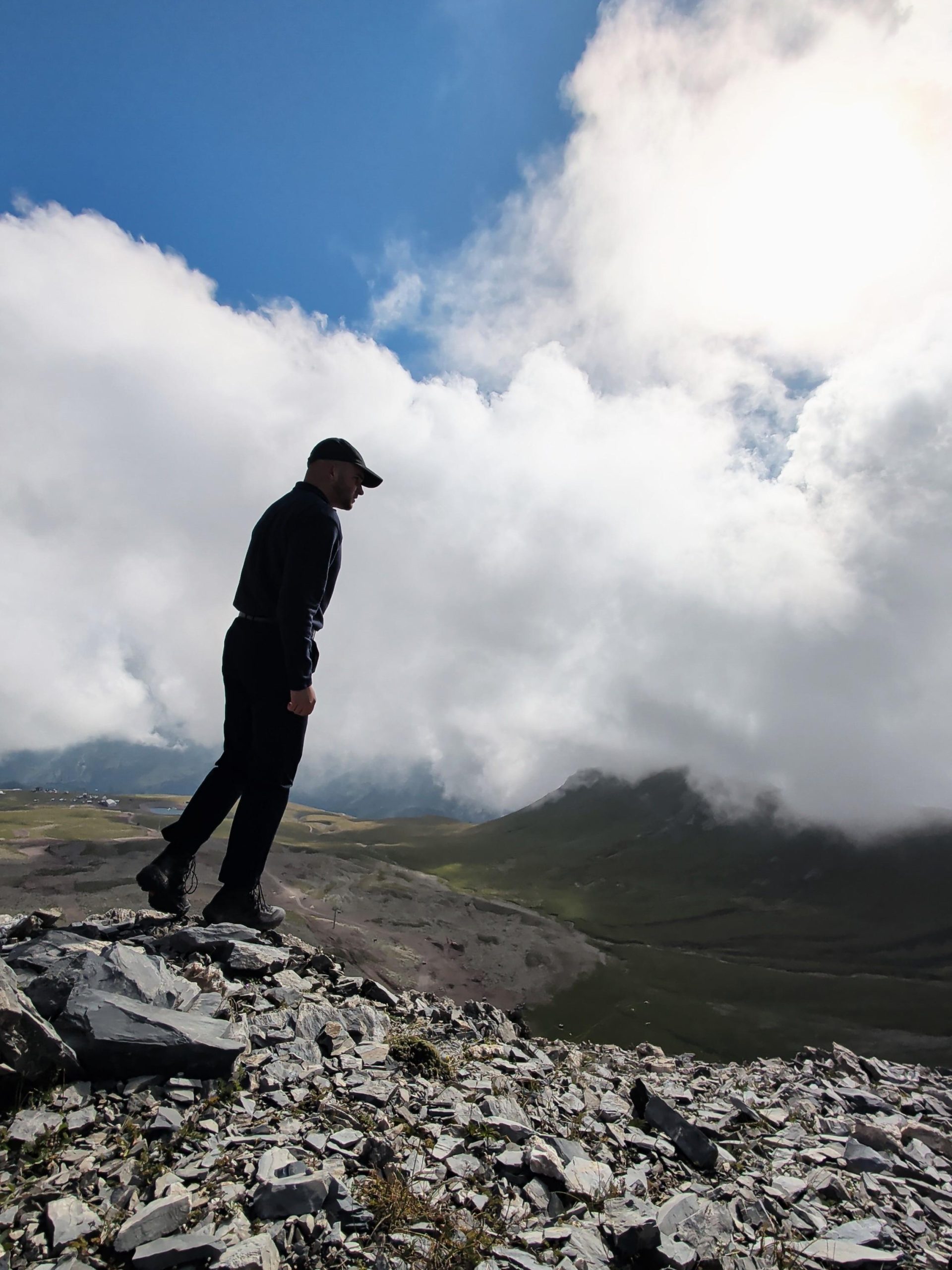 Dylan Caudullo Leaning Over The Mountain